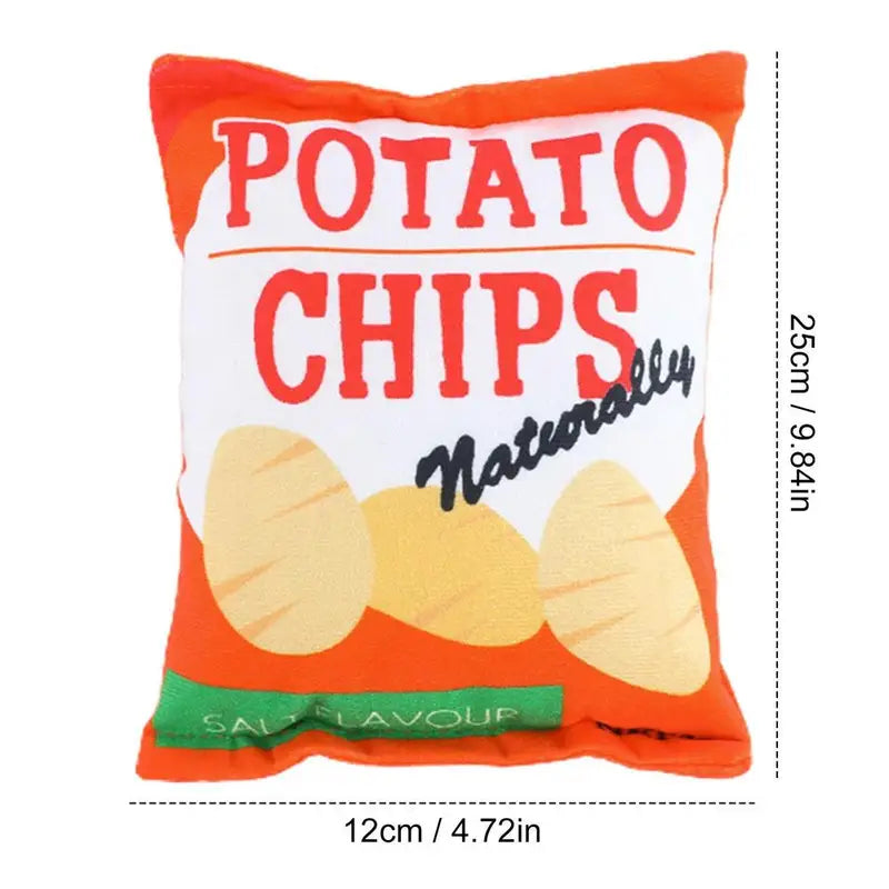 12*25cm Potato Chips Chew Toy