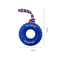 16cm*35cm Blue Rubber Tire Dog Chew Toy