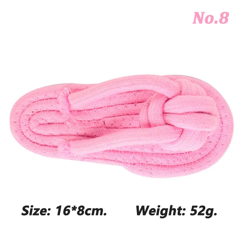 8*16cm Red Slipper Shape Chew Toy