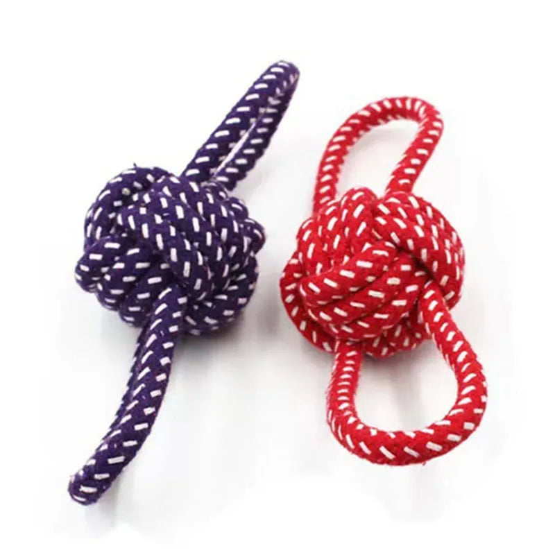 Dog Toys Rope Binaural Ball