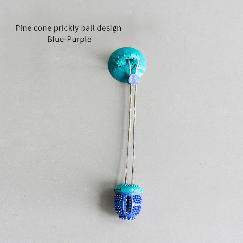 Blue-Purple Pine Cone Prickly Ball Design