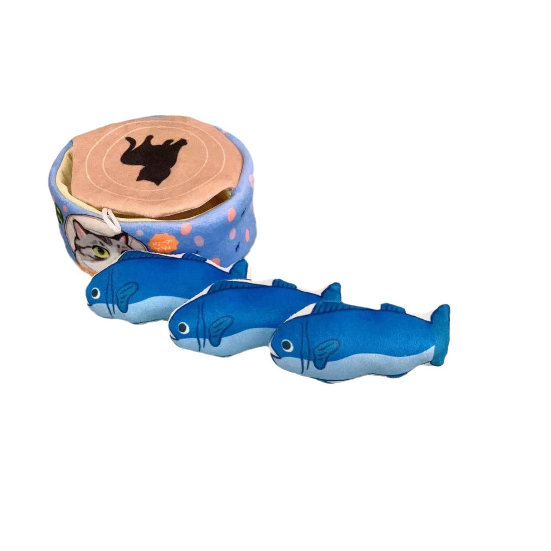 Cheerhunting Fish Can Catnip Toy