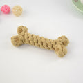 Brown Cotton Rope Bone Dog Toy