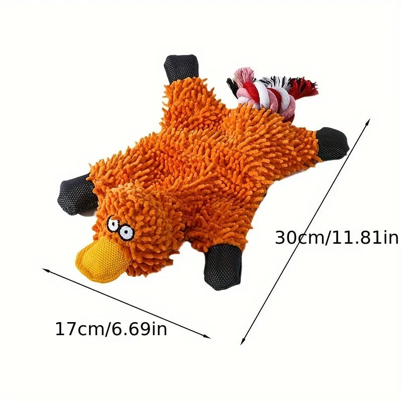 17*30cm Orange Dog Puppy Chew Toys