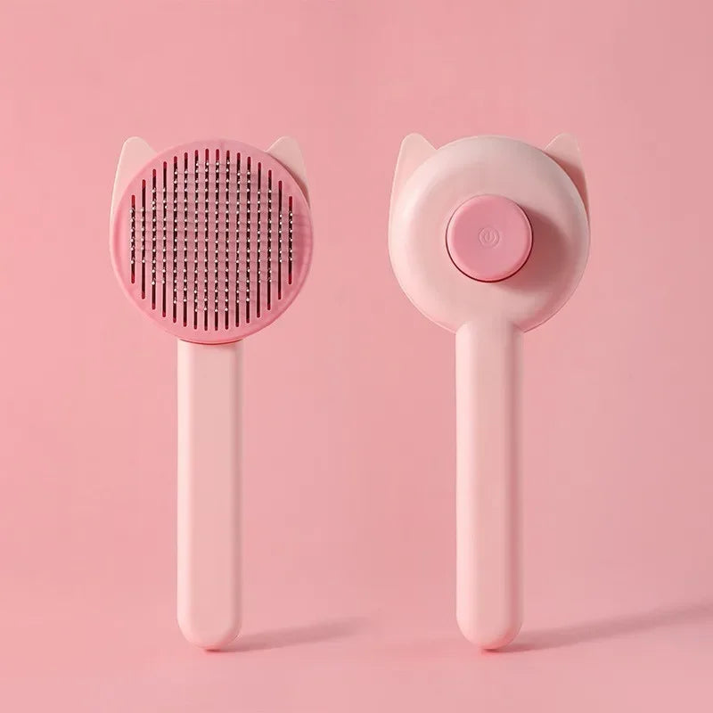 Pink ABS Pet Comb