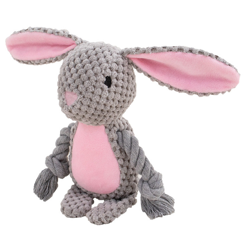 Rabbit Cotton Rope Dog Toy