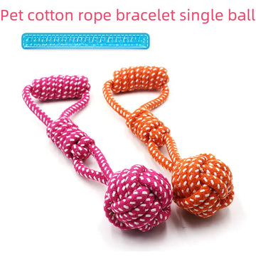 Pet Cotton Rope Bracelet Single Ball