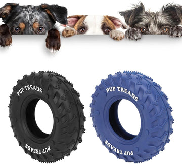 Rubber Soft and Flexible Bite Resistant Dog Tire Toy