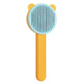 Yellow ABS Pet Comb