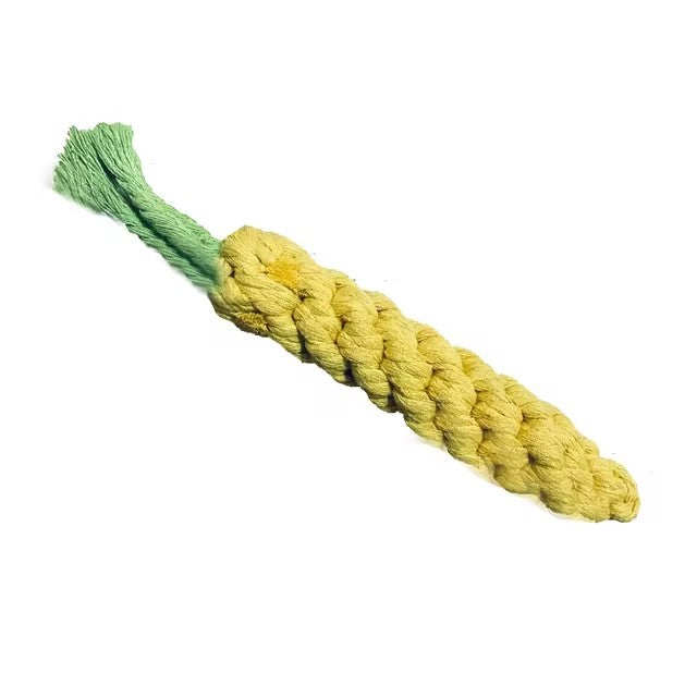 Yellow Dog Chew Toy